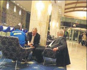 Kocaman ile Yıldırım tavla oynadı