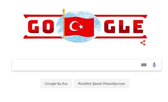 29 Ekim Cumhuriyet Bayramı Googleda Doodle oldu