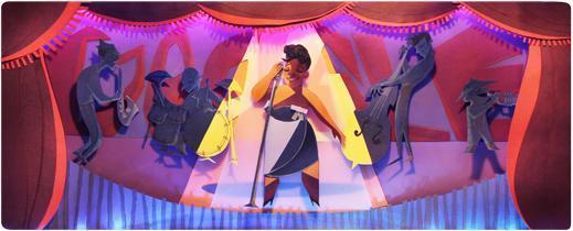 Ella Fitzgerald için özel Google Doodle. Ella Fitzgerald kimdir