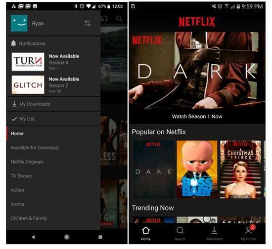 Netflix, Android uygulaması için yeni bir tasarımı test ediyor