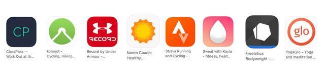 Appledan fitness uygulamaları