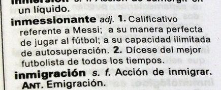 Messi İspanyolca sözlüklere girdi