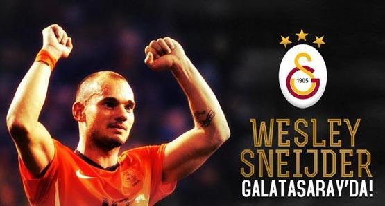 Sneijder artık Galatasaraylı Açıklama...