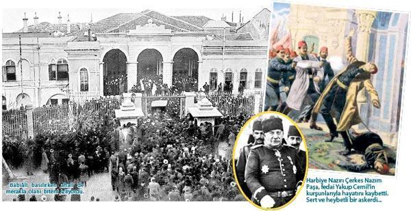 Harbiye Nazırı’nı alnından vurdular