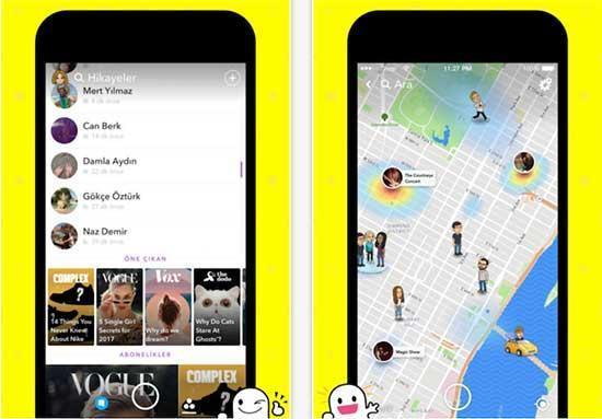 Snapchat son güncellemeyle bazı yeni özellikleri beraberinde getiriyor