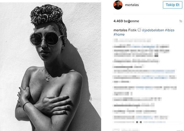 Ceyda Balabandan Mert Alaşa cesur poz