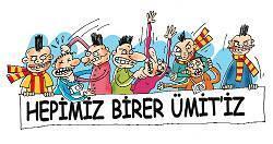 Ümit, tribünde