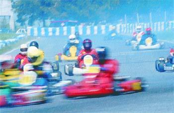 Go - kart uçar gider