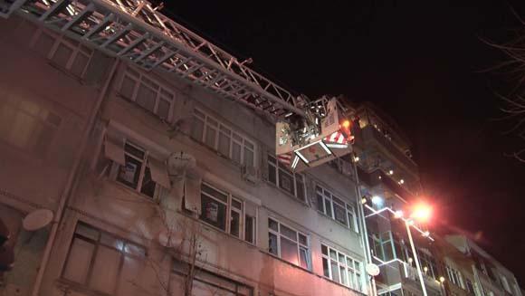 İstanbulda iş yeri yangını