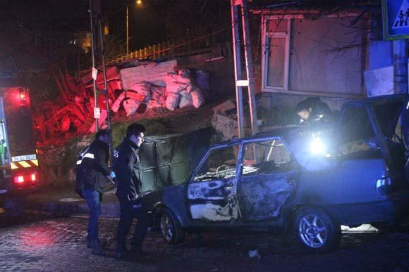 İki ay önce camları kırılan araç kundaklandı iddiası