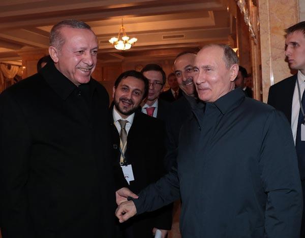 Putin, Cumhurbaşkanı Erdoğanı böyle uğurladı