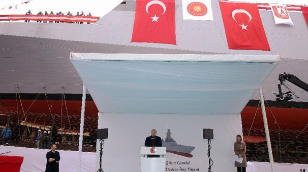 Son dakika... Türkiyenin ilk istihbarat gemisi denize indi