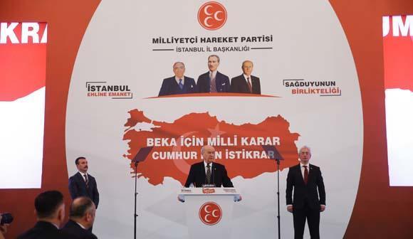 Son dakika | Bahçeli: Siyasi maskaralardan sorulacak hesabımız vardır