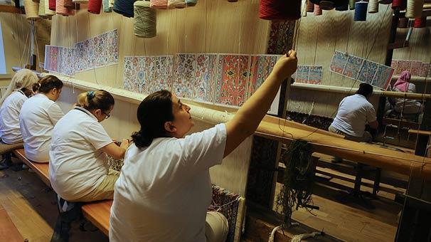 Basıldıkça güzelleşen halıların üretildiği fabrika: Hereke