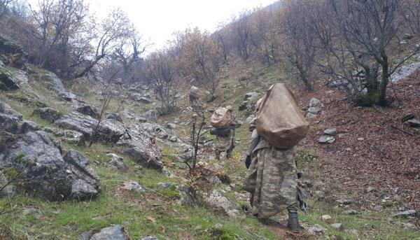 Son dakika: PKKlı teröristlere ait sığınaklar imha edildi