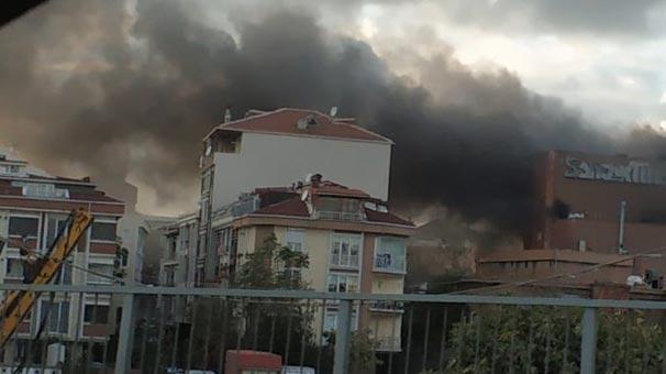 Son dakika: İstanbulda korkutan yangın