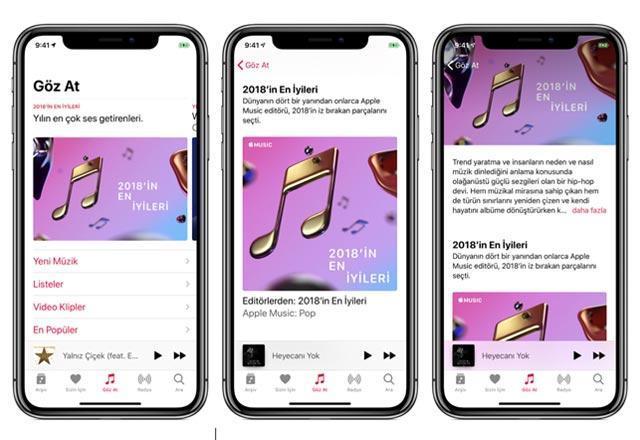 Apple, 2018in en iyilerini sunar