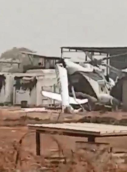 Sudanda askeri helikopter düştü: Ölü ve yaralılar var