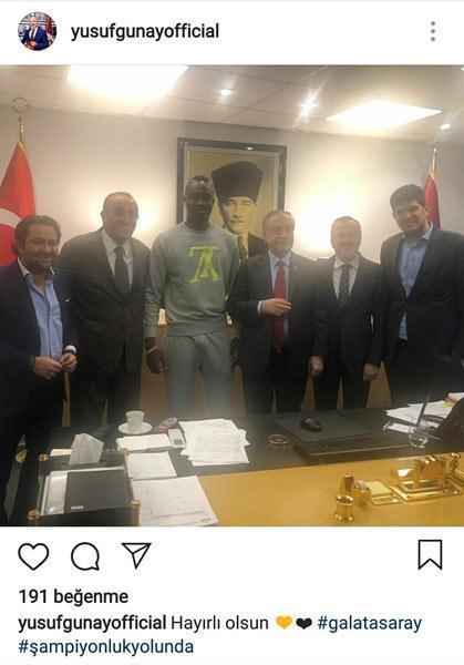 Galatasaray, Mbaye Diagneyi KAPa bildirdi