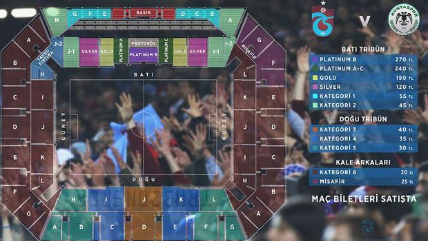 Trabzonspor - Konyaspor maçının biletleri satışa çıktı