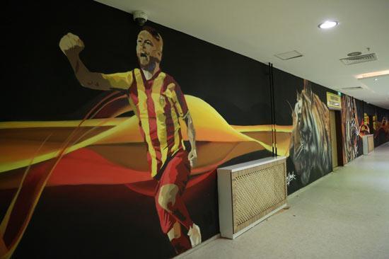 Yeni Malatya Stadında grafiti çalışması