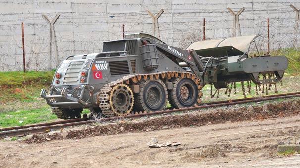 Sınırda 50 milyon m2 mayından temizlendi