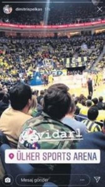 Transferin gözdesi Pelkas,  İstanbulda Fenerbahçenin maçını izledi