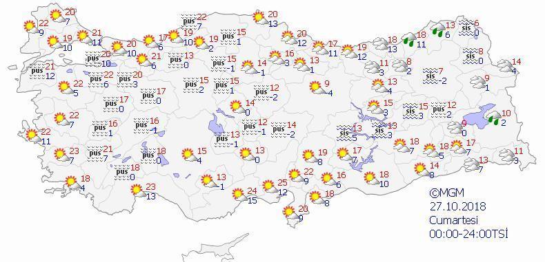 Meteorolojiden son dakika hava durumu açıklaması Pazartesi itibari ile...