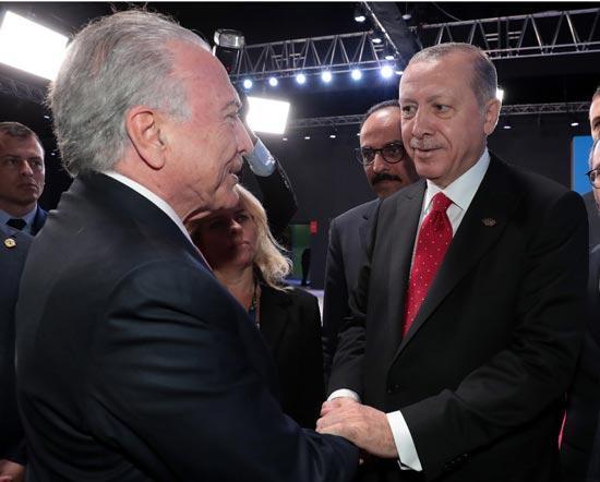 Cumhurbaşkanı Erdoğandan G-20de yoğun diplomasi trafiği