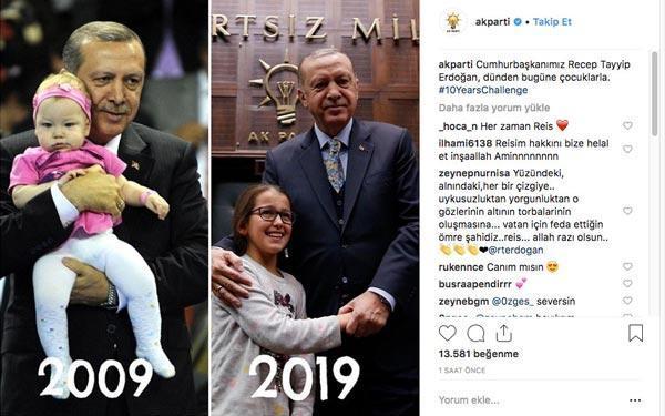 AK Partiden Cumhurbaşkanı Erdoğanlı paylaşım