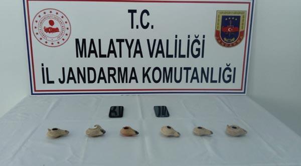 Malatyada baskın 6 adet kandil ele geçirildi