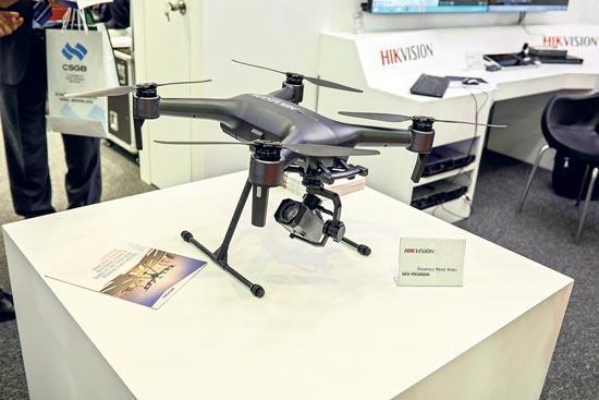 Güvenlikte drone şov
