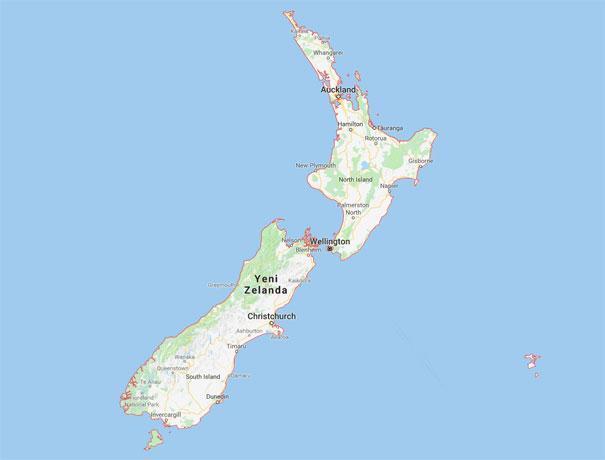 Yeni Zelanda Christchurchta katliam Yeni Zelanda Christchurch nerede