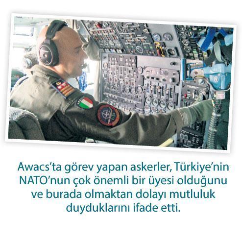 Türk hava sahası Awacs’a emanet