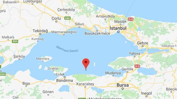 Son dakika: Marmara Denizinde deprem Birçok ilde hissedildi...