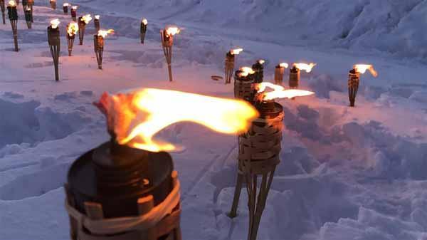 Sarıkamış şehitleri için eksi 15 derecede saygı nöbeti
