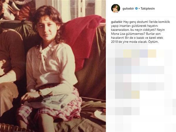 Gülse Birselden gençliğine mesaj