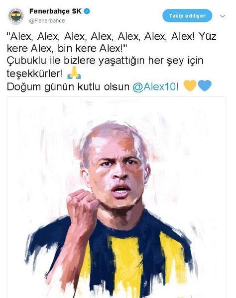 Fenerbahçe, Alexin doğum gününü kutladı