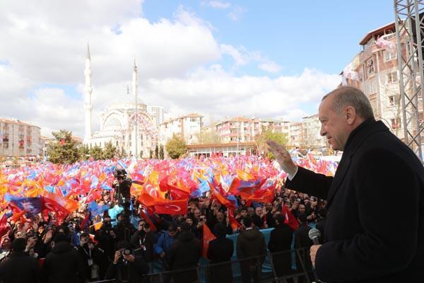 Büyük final Cumhurbaşkanı Erdoğan  50 günde 102 miting yaptı