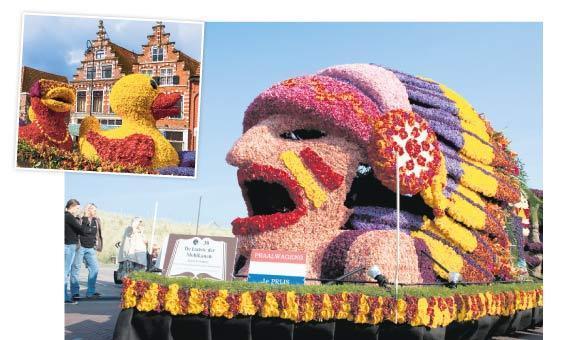 Hollanda’nın bahar festivali Bloemencorso