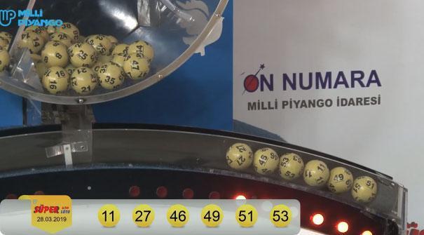Süper Loto çekiliş sonuçları açıklandı (28 Mart Süper Loto sonuç sorgulama ekranı)