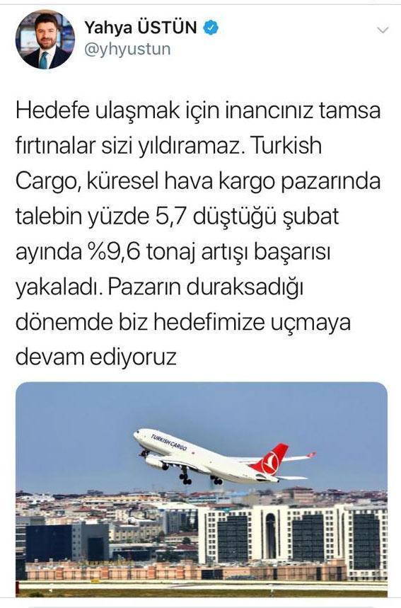 Turkish Cargo büyümeye devam ediyor