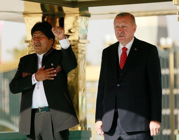Bolivya Devlet Başkanı Eva Morales Türkiyede