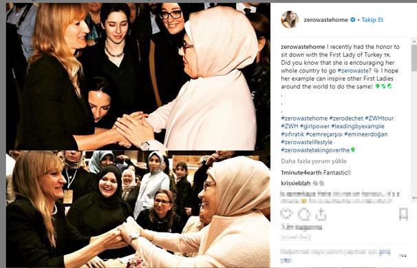 Sıfır atık hareketinin öncüsünden Emine Erdoğan paylaşımı