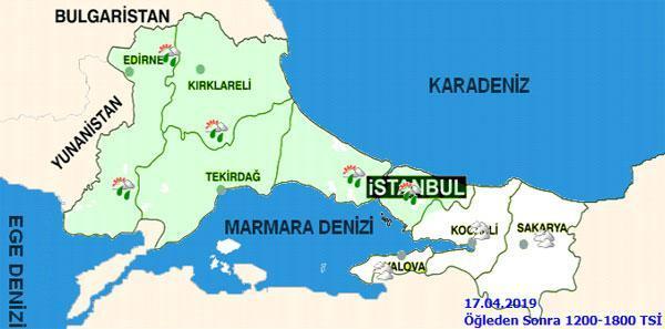 Meteorolojiden kuvvetli sağanak uyarısı Hava durumu bugün nasıl olacak