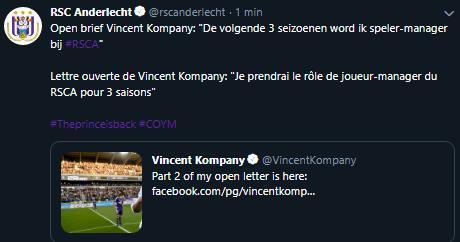 Vincent Kompany, Anderlechtte