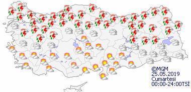 Meteorolojiden kuvvetli sağanak ve rüzgar uyarısı İstanbul hava durumu