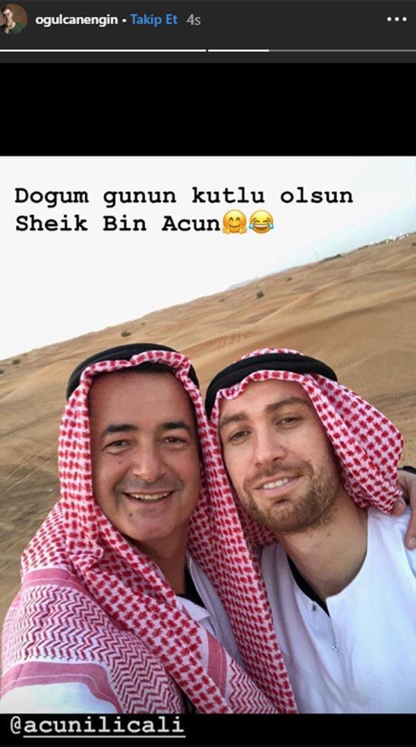 Oğulcan Engin, Acun Ilıcalının doğum gününü böyle kutladı