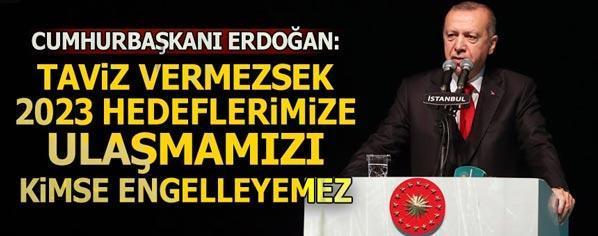 Cumhurbaşkanı Erdoğan: 82 milyonu Türkiye paydasında buluşturmanın mücadelesini vereceğiz