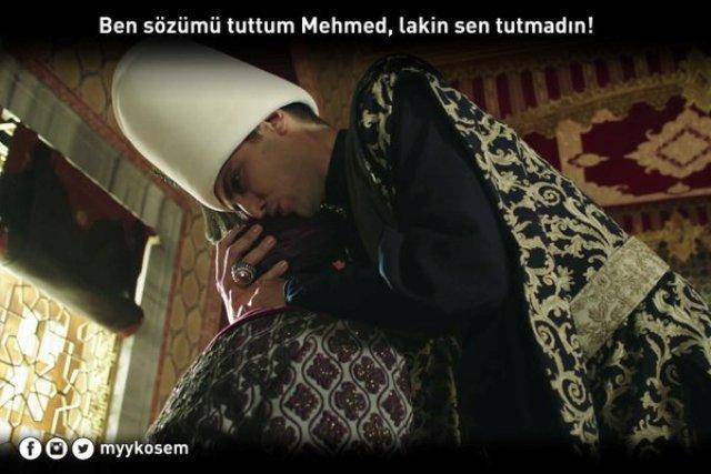 Şehzade Mehmetin katli, Kösemi yıktı. Çığlıkları saray koridorlarını çınlattı